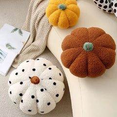 1pc Pumpkin Pillow, Halloween Pumpkin Pillow, Fall Decor, Thanksgiving Decoration Indoor, Fall winter Throw Pillows Halloween