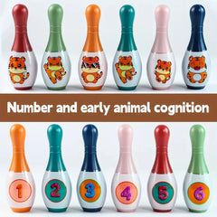 Children's bowling toys, indoor and outdoor sports toys, children's Christmas gifts, New Year gifts
