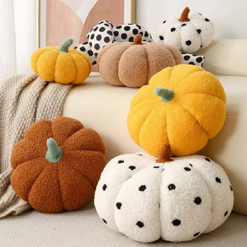 1pc Pumpkin Pillow, Halloween Pumpkin Pillow, Fall Decor, Thanksgiving Decoration Indoor, Fall winter Throw Pillows Halloween