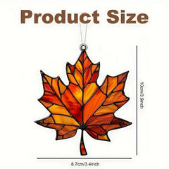 Fall Leaves Wall Art Decor Holiday Autumn Maple Leaves Acrylic Fall Decorations for Autumn Thanksgiving Party Supplies