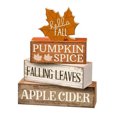 Fall Tiered Tray Decor Fall Table Centerpiece Decorations Wooden Maple Autumn Harvest Party Favors for Table Centerpiece