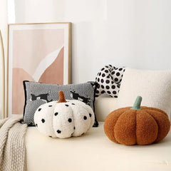 1pc Pumpkin Pillow, Halloween Pumpkin Pillow, Fall Decor, Thanksgiving Decoration Indoor, Fall winter Throw Pillows Halloween