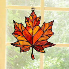 Fall Leaves Wall Art Decor Holiday Autumn Maple Leaves Acrylic Fall Decorations for Autumn Thanksgiving Party Supplies