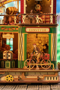 Toy Wooden Dollhouse Kits With Furniture Light Casa Diy Roombox Doll House Handmade Assembly Miniature Home Toys Birthday Gifts