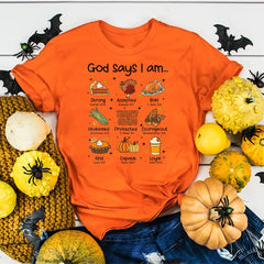 Fall Pumpkin Shirt Cute Fall Tee Women Cozy Thanksgiving Shirts Gift Autumn Tops Tee Women Fall Season T-shirts Clothes