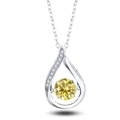 Real 925 Silver Moissanite Jewelry Set  pendant necklace ring Stud Earrings Solitaire Pendant Necklace Set for Women Men Gift