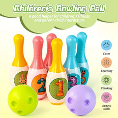 Children's bowling toys, indoor and outdoor sports toys, children's Christmas gifts, New Year gifts