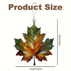 Fall Leaves Wall Art Decor Holiday Autumn Maple Leaves Acrylic Fall Decorations for Autumn Thanksgiving Party Supplies
