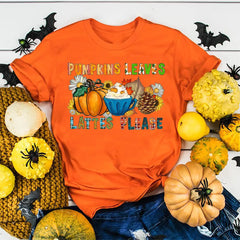Fall Pumpkin Shirt Cute Fall Tee Women Cozy Thanksgiving Shirts Gift Autumn Tops Tee Women Fall Season T-shirts Clothes